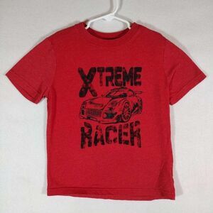 Cat & Jack Tee Shirt Boys Size Small 6-7 Red Short Sleeve Crew Neck